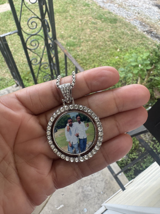 Double Sided Photo Pendant